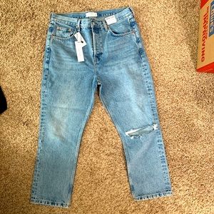 *NWT* Top Shop Straight leg jeans size 10